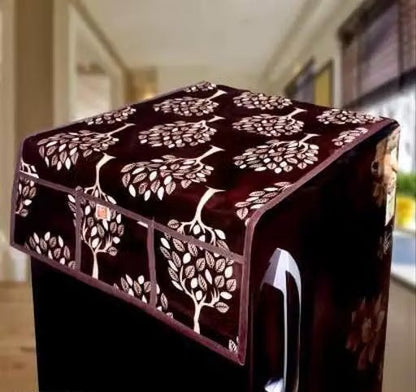 Fridge Top Cover with 6 Utility Pockets – Pack of 1