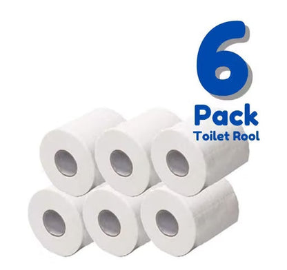 La-Sani 2 Ply Ultra-Soft Toilet Paper Rolls 6 Pack 1110 Pulls