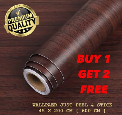 Self Adhesive Wallpaper Peel & Stick Wall Sticker Pack of 3