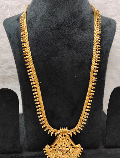 Premium Microplated Long Haram Necklace for Women