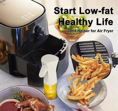 200ml Glass Oil Sprayer Bottle for Cooking, BBQ & Air Fryer