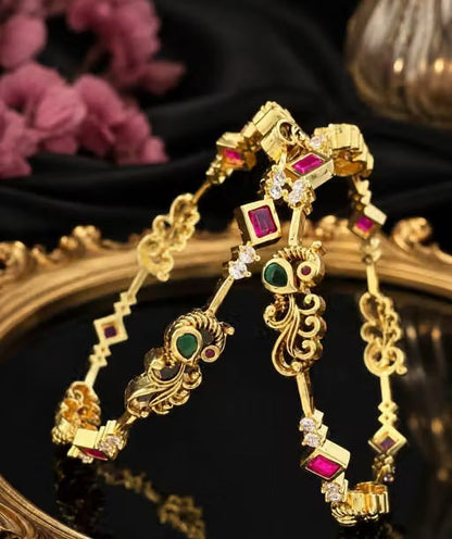 Premium Microplated Bangle | Gold-Toned Fashion Jewellery