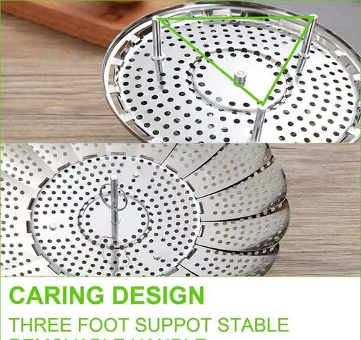 Stainless Steel Adjustable Vegetable Steamer Basket