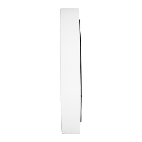 Titan Essence Classic Wall Clock with White Dial & Case, Silent Sweep, Model W0094PA01 | 30 cm x 30 cm