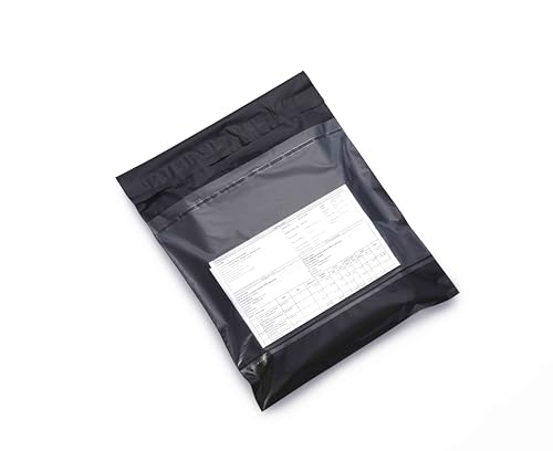 Porpoise Black Tamper Proof Courier Bags 10 x 14 Inch Pack of 1000 with POD Jacket Self Adhesive Poly Mailer for E Commerce Shipping Packaging