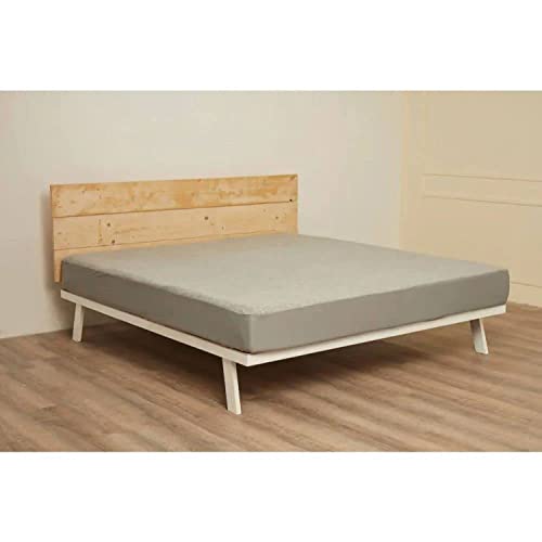 Wakefit Waterproof Terry Cotton Mattress Protector – King Size, Grey