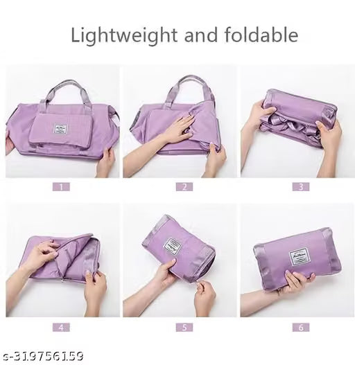 Foldable Travel Duffle Bag | Shoulder & Shopping Bag for Women