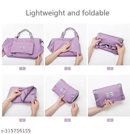 Foldable Travel Duffle Bag | Shoulder & Shopping Bag for Women