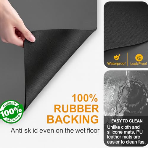Dish Drying Mat Large – Water Absorbing Mat for Kitchen, Kitchen Drying Mat for Wet Utensils(40 x 60 Cm)