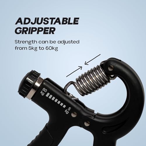 Adjustable Hand Gripper 5–60kg – Hand & Forearm Strengthener