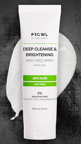 PROWL by Tiger Shroff Facewash - 2% Salicylic, 1% Lactic & Hyaluronic Acid