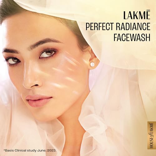 Lakme Perfect Radiance Brightening Facewash with 98% Pure Niacinamide Complex | For Glowing Skin with Glycerin | Known to Reduce Pigmentation | 100gm