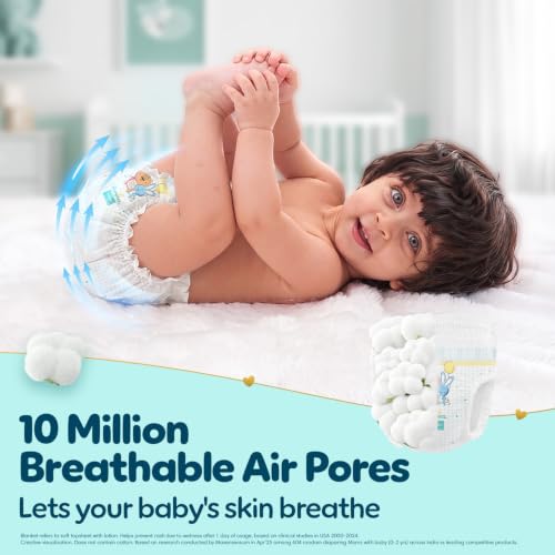 Pampers Premium Care Pant Diapers M 54 Count – 360° Cottony Soft
