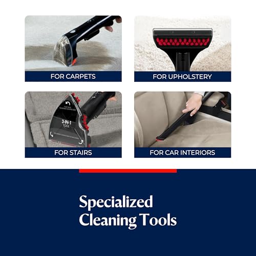 BISSELL Portable Wet & Dry Vacuum Cleaner with HeatWave Technology