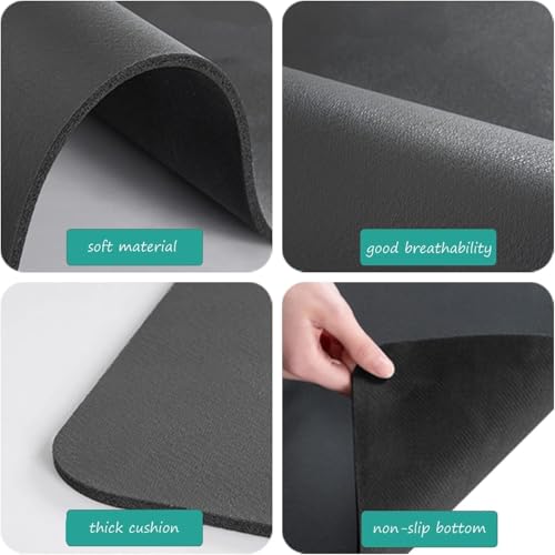Dish Drying Mat Large – Water Absorbing Mat for Kitchen, Kitchen Drying Mat for Wet Utensils(40 x 60 Cm)