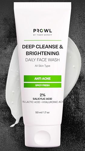 PROWL by Tiger Shroff Facewash - 2% Salicylic, 1% Lactic & Hyaluronic Acid