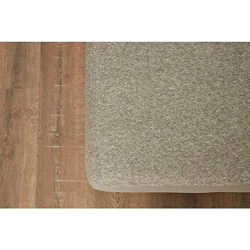 Wakefit Waterproof Terry Cotton Mattress Protector – King Size, Grey