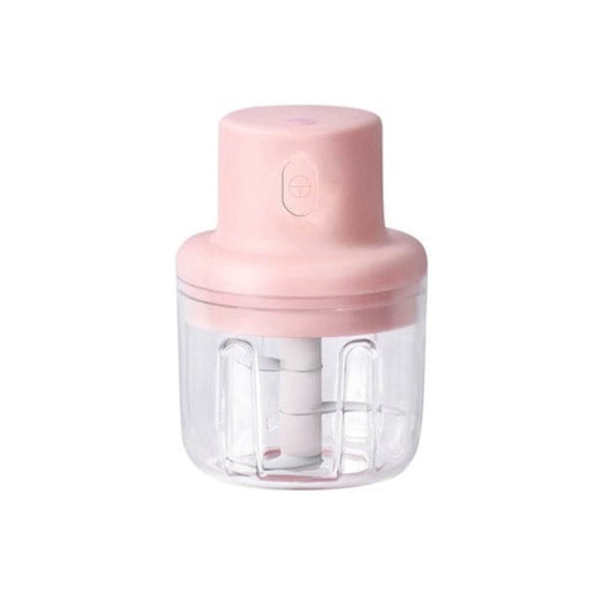 Mini electric garlic chopper waterproof cleaning demonstration