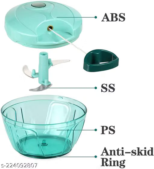 Manual Vegetable Chopper 450ml | Onion Fruit Salad Maker
