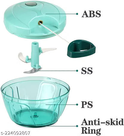 Manual Vegetable Chopper 450ml | Onion Fruit Salad Maker