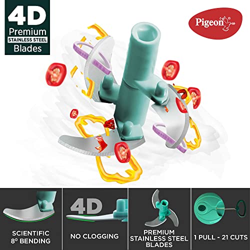 Pigeon Mini Handy Chopper 400ml | 3 SS Blades | No Electricity