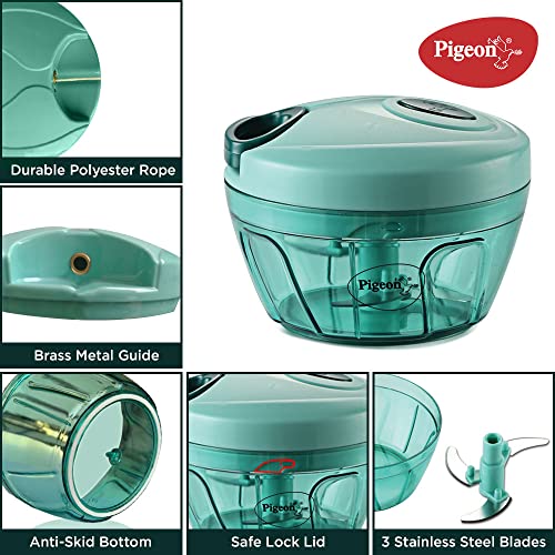 Pigeon Mini Handy Chopper 400ml | 3 SS Blades | No Electricity