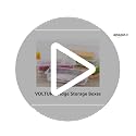 VOLTURI Fridge Storage Containers (Pack of 6), Fridge Organiser Storage Boxes with Removable Drain Plate, Fridge Organizer, Fridge Storage Box Kitchen Containers Keep Fruits Vegetables Fresher 1500 ML