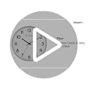 Titan Essence Classic Wall Clock with White Dial & Case, Silent Sweep, Model W0094PA01 | 30 cm x 30 cm