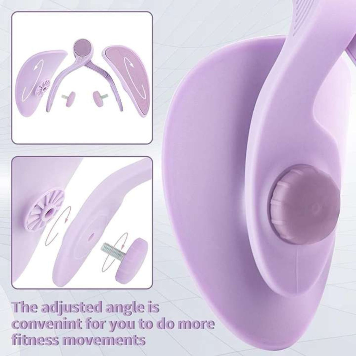 Adjustable angle pelvic floor and leg exercise trainer