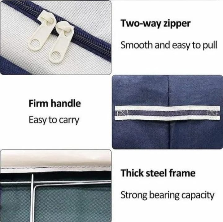 Foldable Closet Storage Boxes, Store Your Clothes, Sarees, Blankets, Winter Items