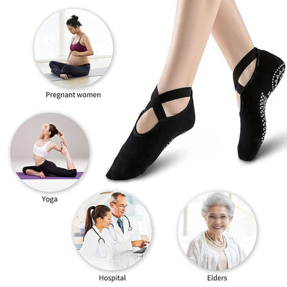 Yoga Pilates grip socks for home fitness