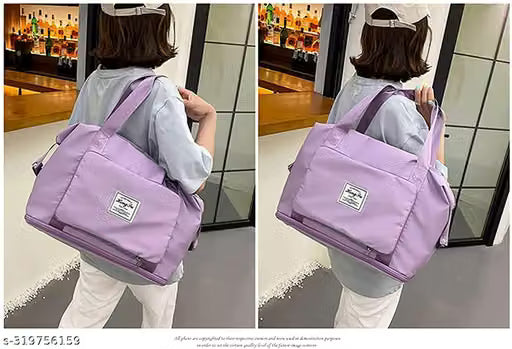 Foldable Travel Duffle Bag | Shoulder & Shopping Bag for Women