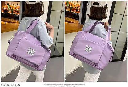 Foldable Travel Duffle Bag | Shoulder & Shopping Bag for Women