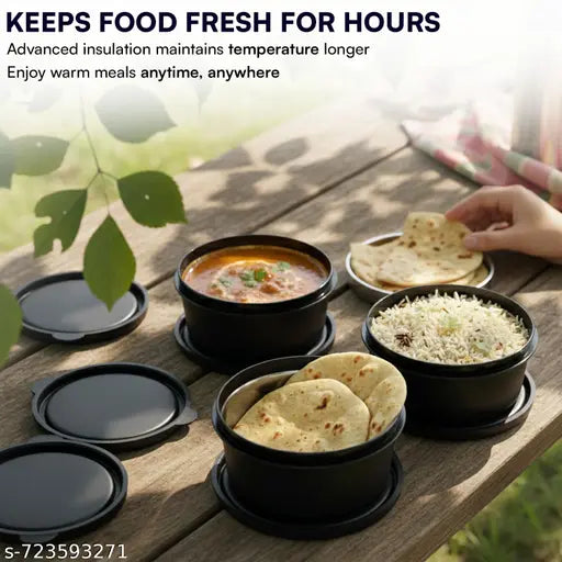 Steel lunch box for office, school and college