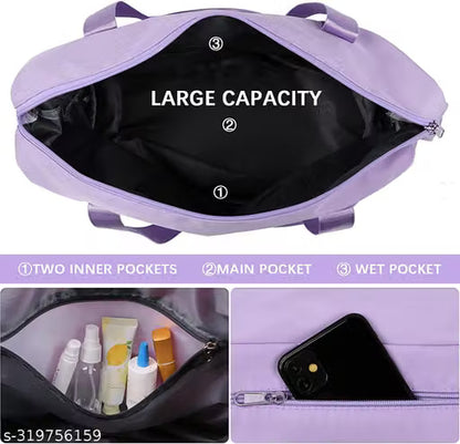 Foldable Travel Duffle Bag | Shoulder & Shopping Bag for Women