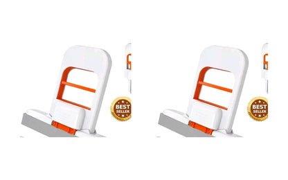 Pair of 2 squeeze floor mops close up