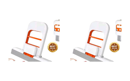 Pair of 2 squeeze floor mops front view