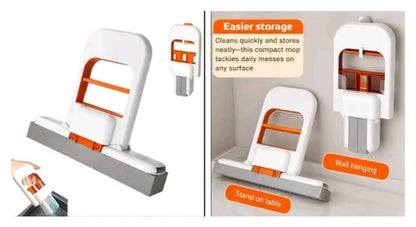 Pair of 2 squeeze floor mops cleaning use cases