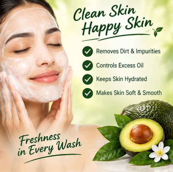 Sunainee Avocado Face Wash – Cleanse, Nourish & Glow