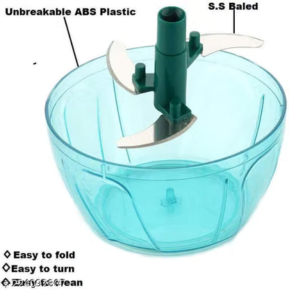 Manual Vegetable Chopper 450ml | Onion Fruit Salad Maker