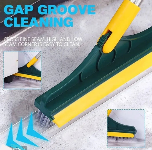 2-in-1 Scrub Cleaning Brush with Scraper – Multipurpose Kitchen & Floor Cleaning Brush