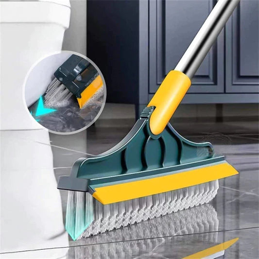 2-in-1 Scrub Cleaning Brush with Scraper – Multipurpose Kitchen & Floor Cleaning Brush