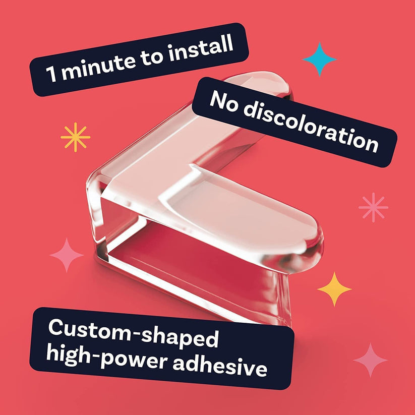 Baby Safe Clear Corner Guards (With Adhesive Tape) 👶⚡
