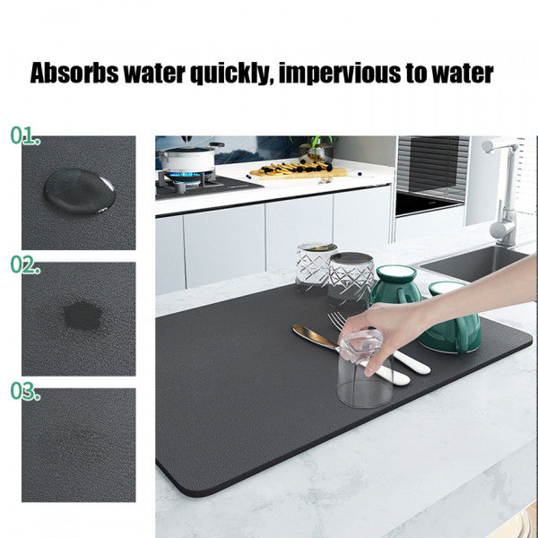 Kitchen Dish Drying Mats