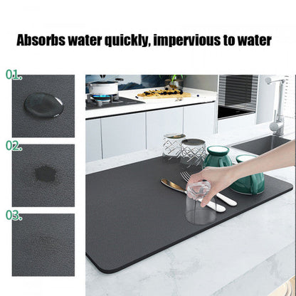 Kitchen Dish Drying Mats