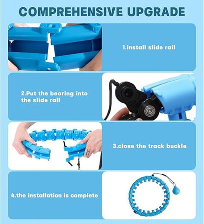 Weighted hula hoop assembly instructions