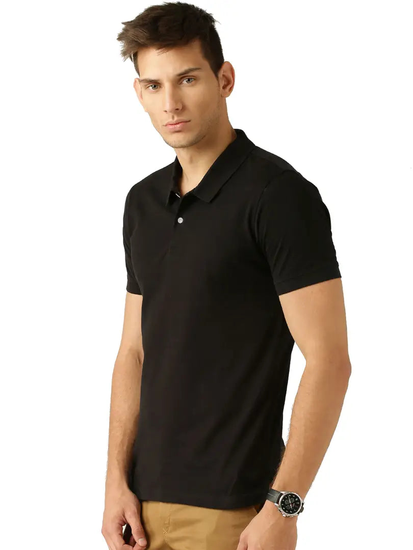Men Cotton Blend Polo Tshirt Pack Of 2