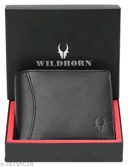 WildHorn® RFID Protected 100% Genuine Leather Wallet for Men